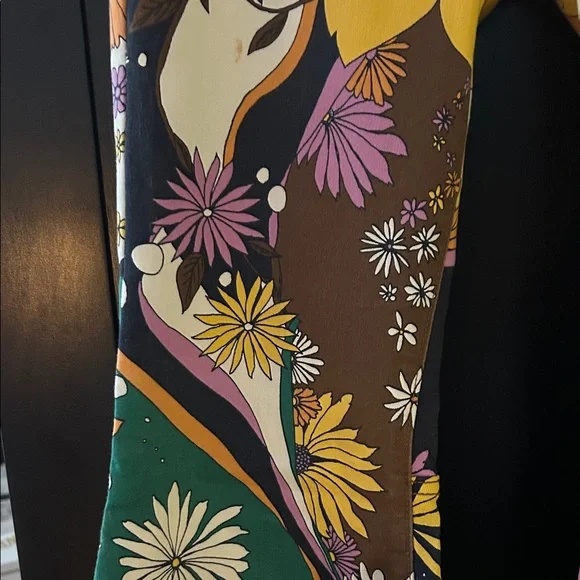 RARE Free People Float On Flair Floral Hippie Bellbottom